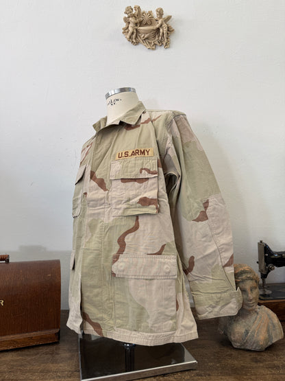 Vintage BDU Camo Jacket Ripstop US Army – L