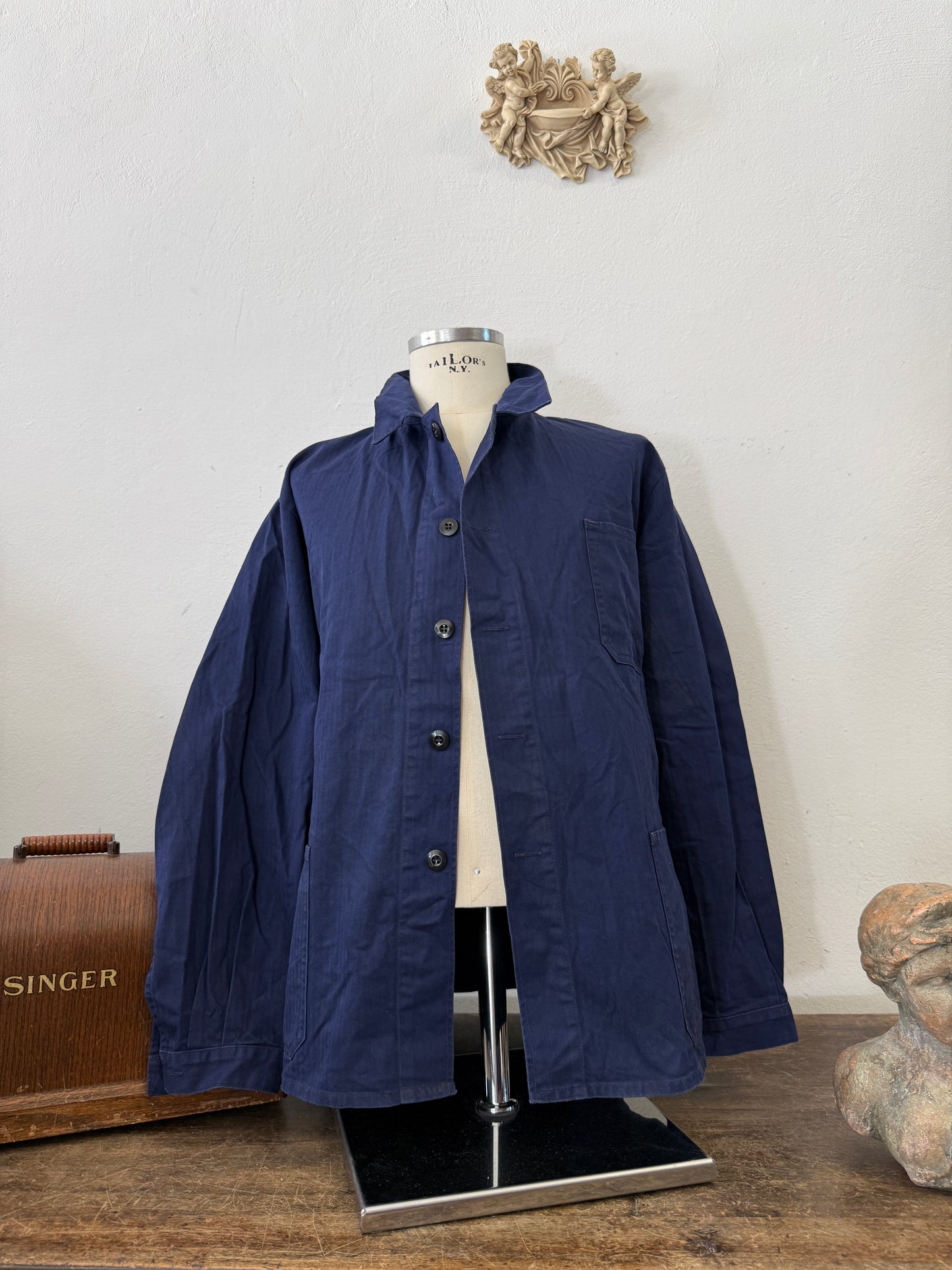 Vintage 90’s German Army Work Jacket HBT “L/XL”