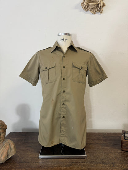 Vintage 80’s Italian Army Shirt “S/M”