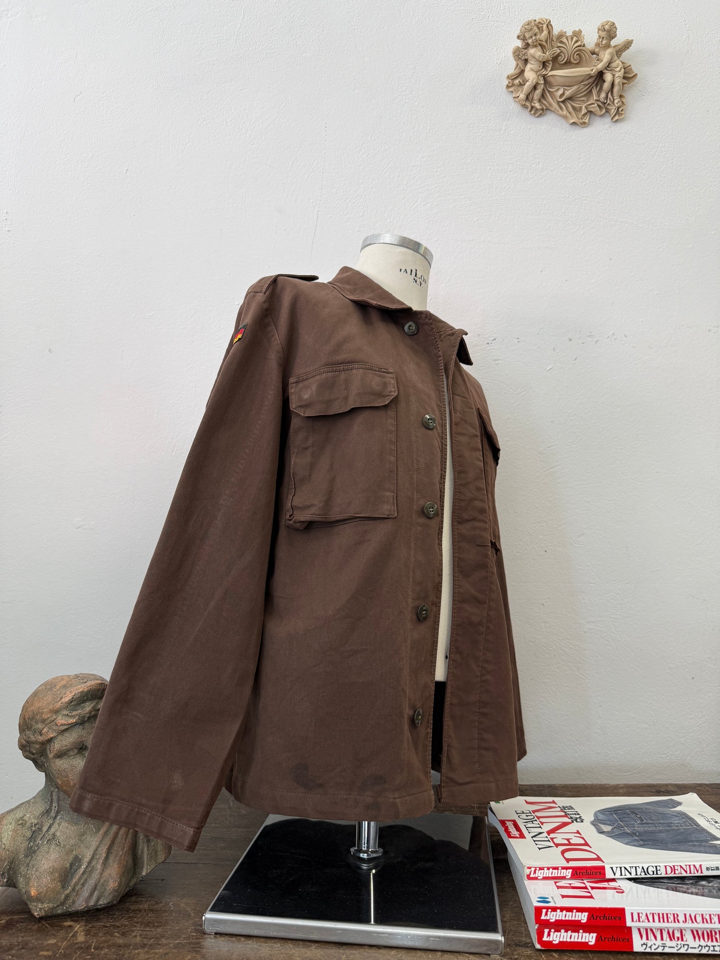 Vintage Moleskin German Army Jacket “L”
