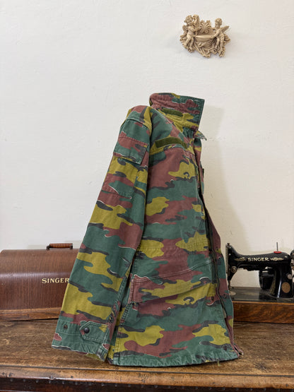 Vintage Belgian Army Camo Jacket “XL”