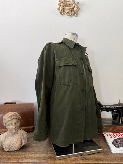 Vintage 80’s Faded Hungarian Army Shirt “L”