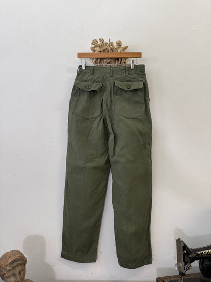 Vintage Og 107 Us Army Fatigue Pants “W28”