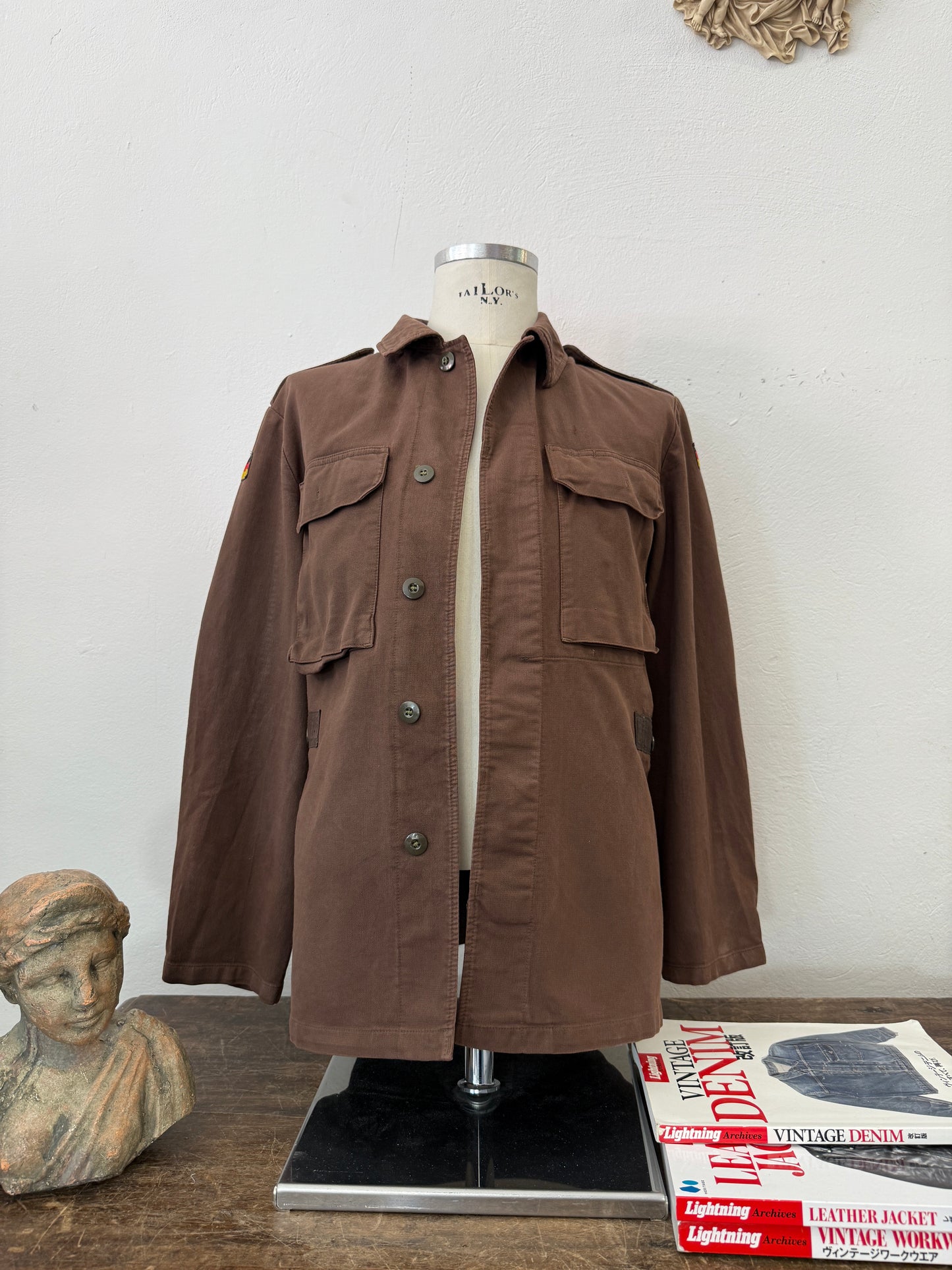 Vintage Moleskin German Army Jacket “M”