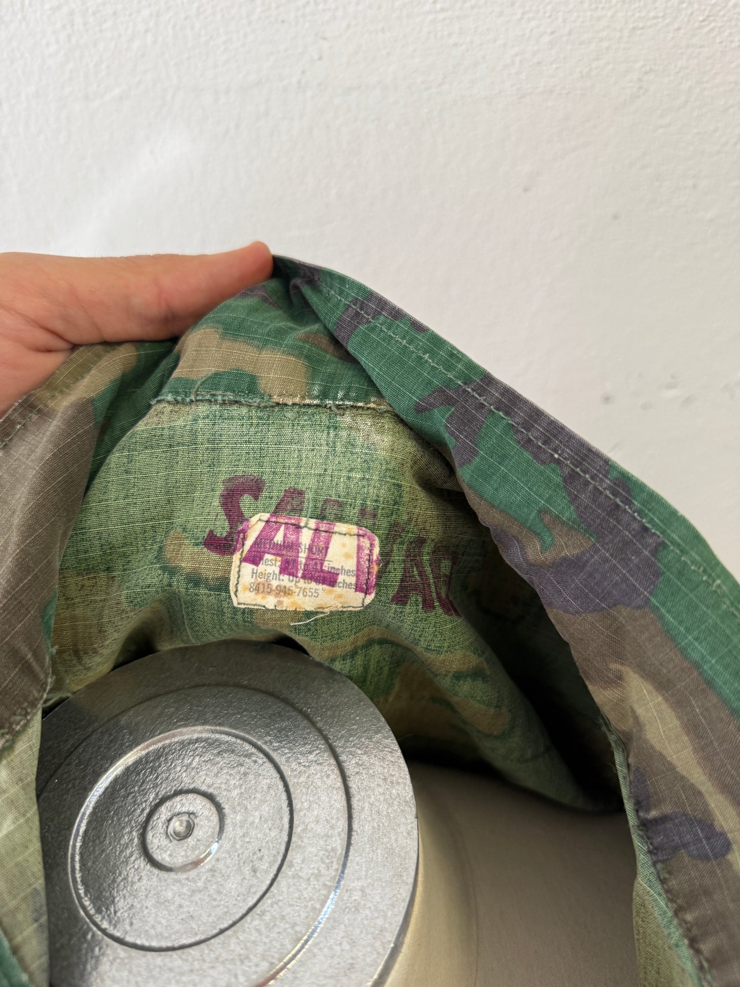 Vintage Jungle Jacket ERDL Us Army “M”