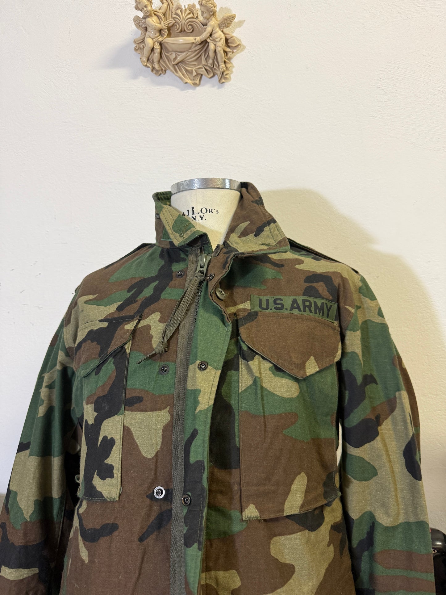 Vintage Woodland Field Jacket M65 Us Army “M/L”