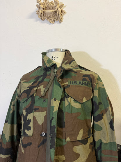 Vintage Woodland Field Jacket M65 Us Army “M/L”