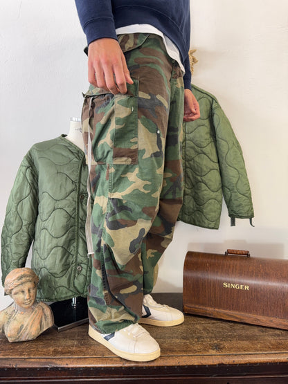 Vintage 80’s Woodland Cargo Pants M65 US Army “W34”