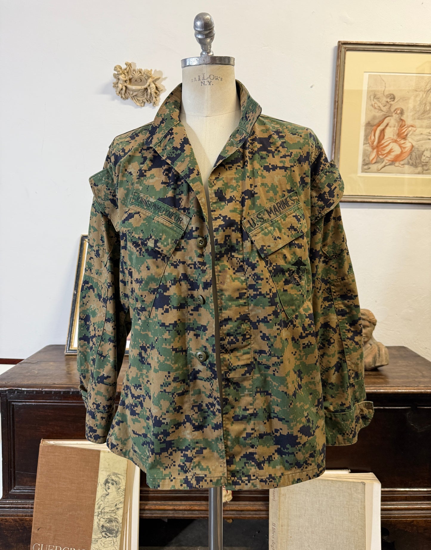 Vintage U.S. Marines Jacket JOHNSONMOYNEUR “L/XL”