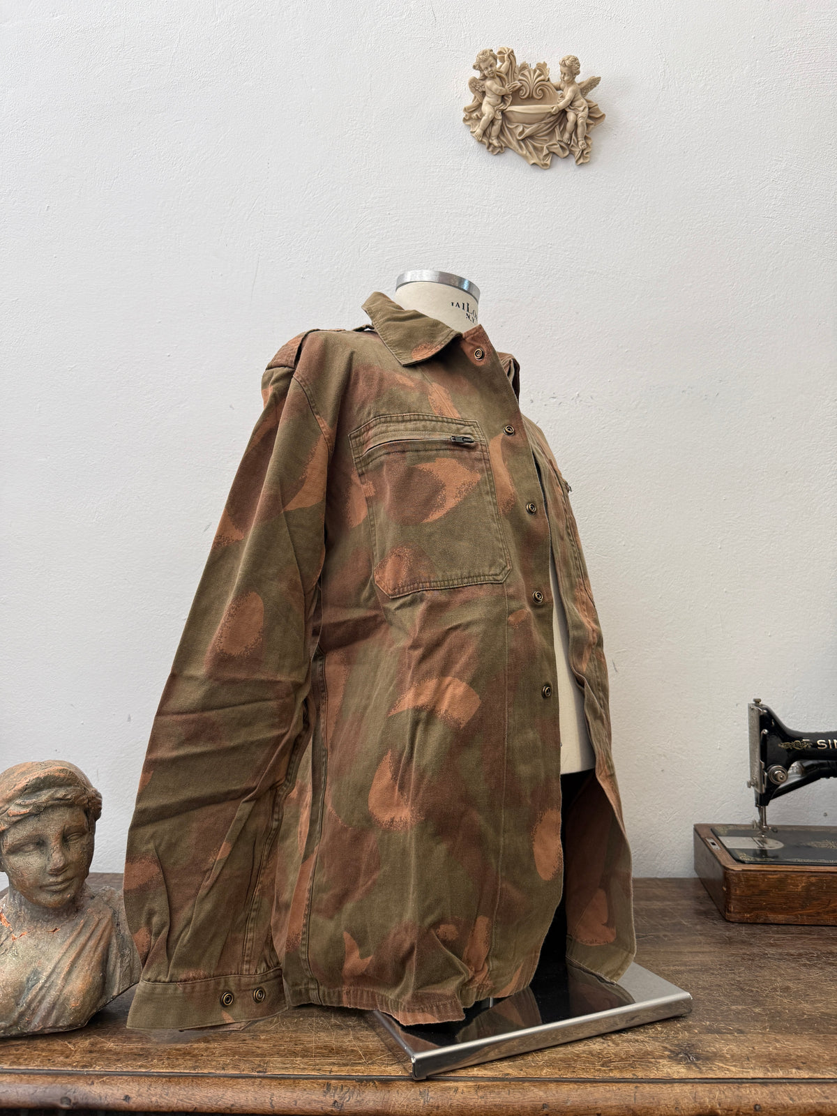 Vintage Hungarian Army Camo Jacket “XL”