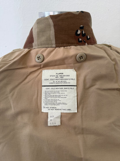Desert Camo Field Jacket M65 Made in Usa “XL”