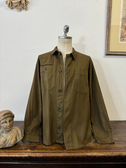 Brown Czech Army Work Jacket “L/XL”