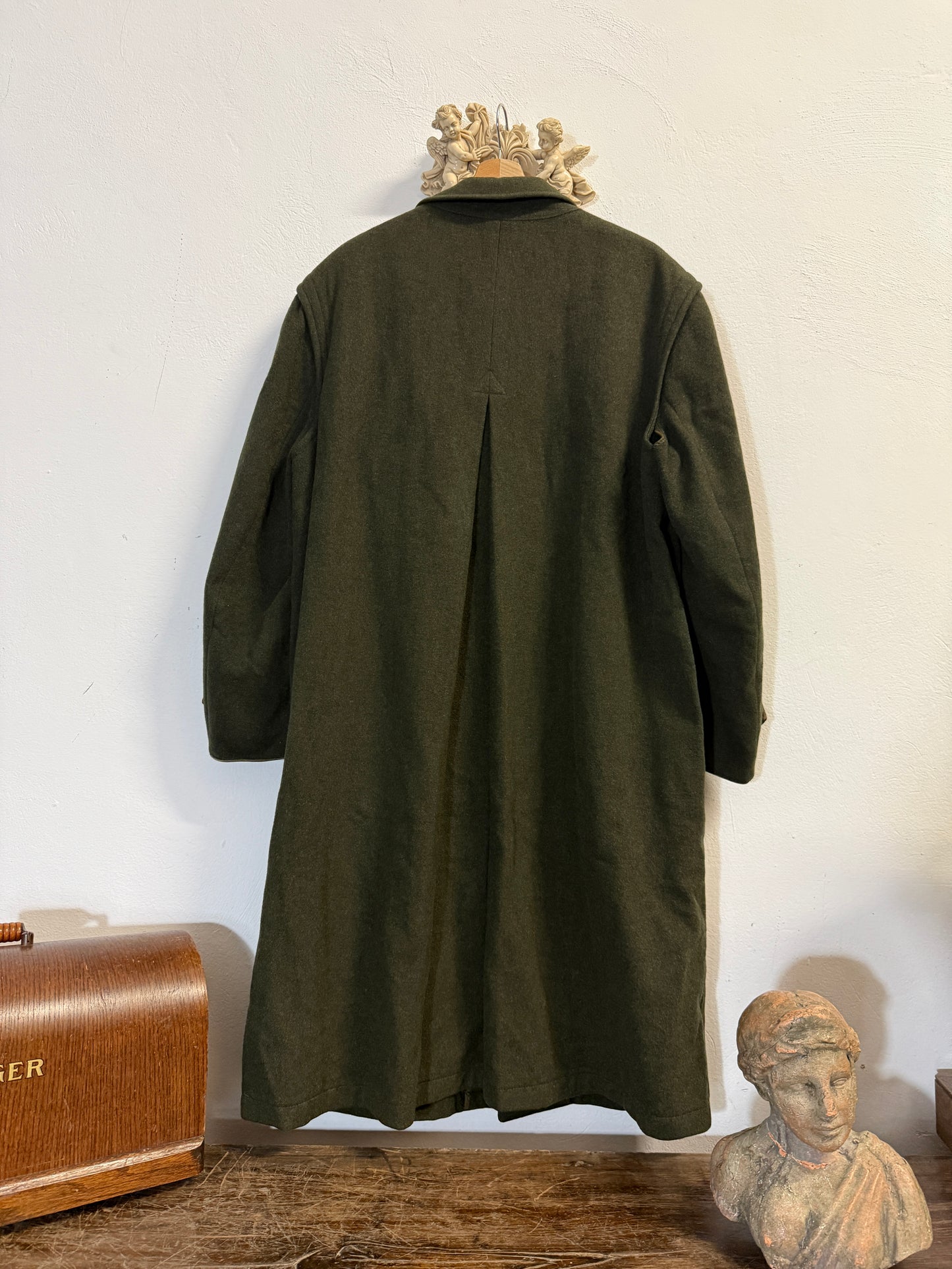 Vintage 80’s Loden Coat “L”