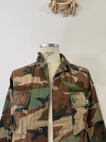Vintage Ripstop Woodland Us Army Jacket “M”
