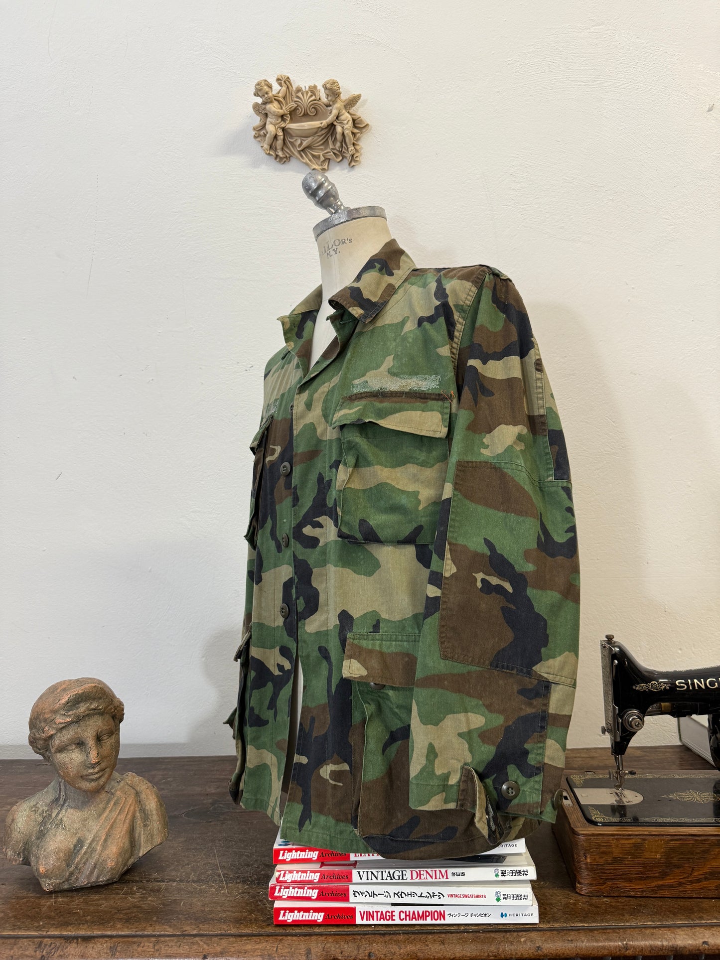 Vintage Woodland Jacket Us Army “L”