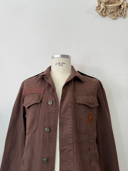 Vintage Moleskin German Army Jacket “S/M”