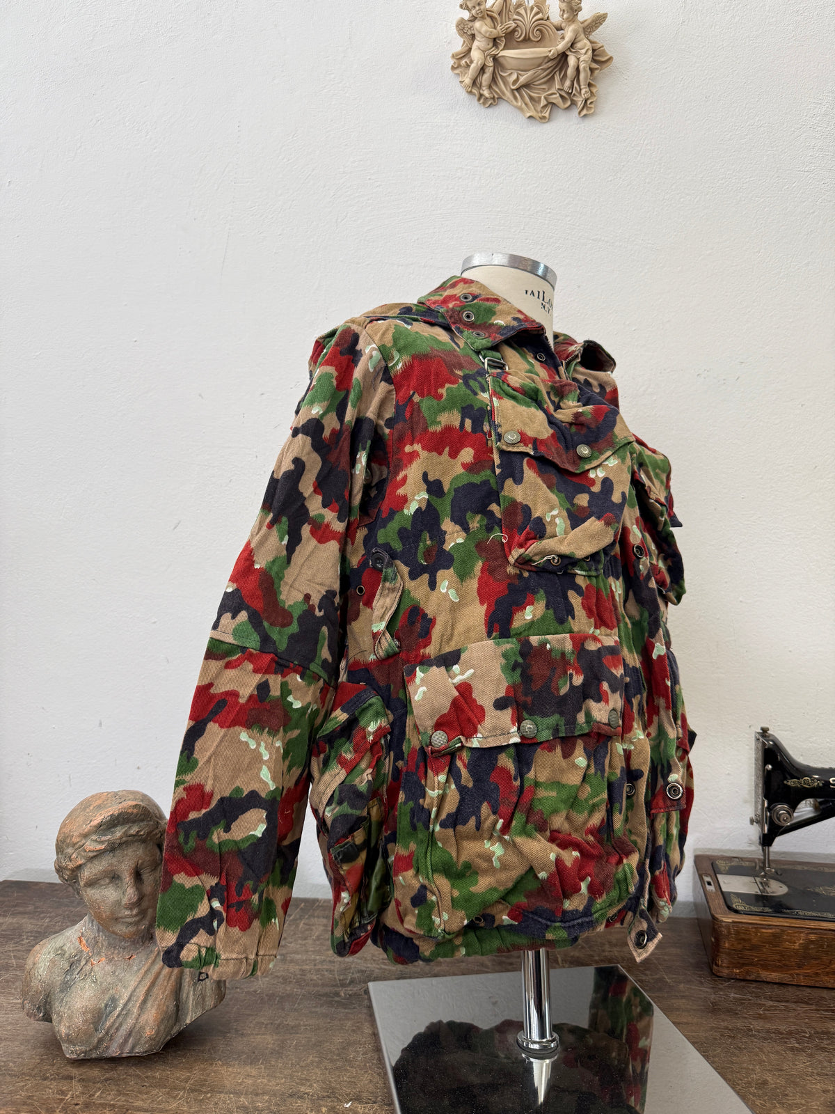 Vintage Swiss Army Camo Jacket M70 “S/M”