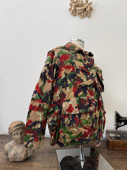 Vintage Swiss Army Camo Jacket M70 “S/M”