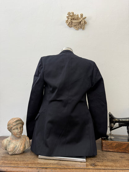 Vintage Italian Navy Double Breasted Jacket “M”