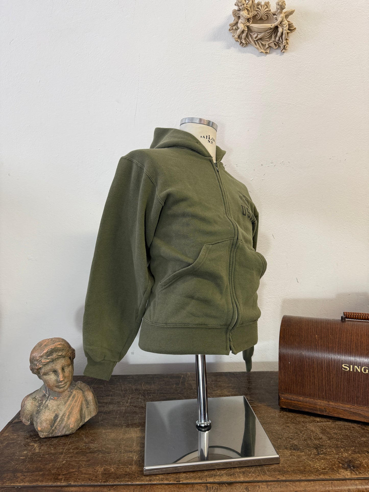 Vintage USMC Full-Zip Hoodie “S”
