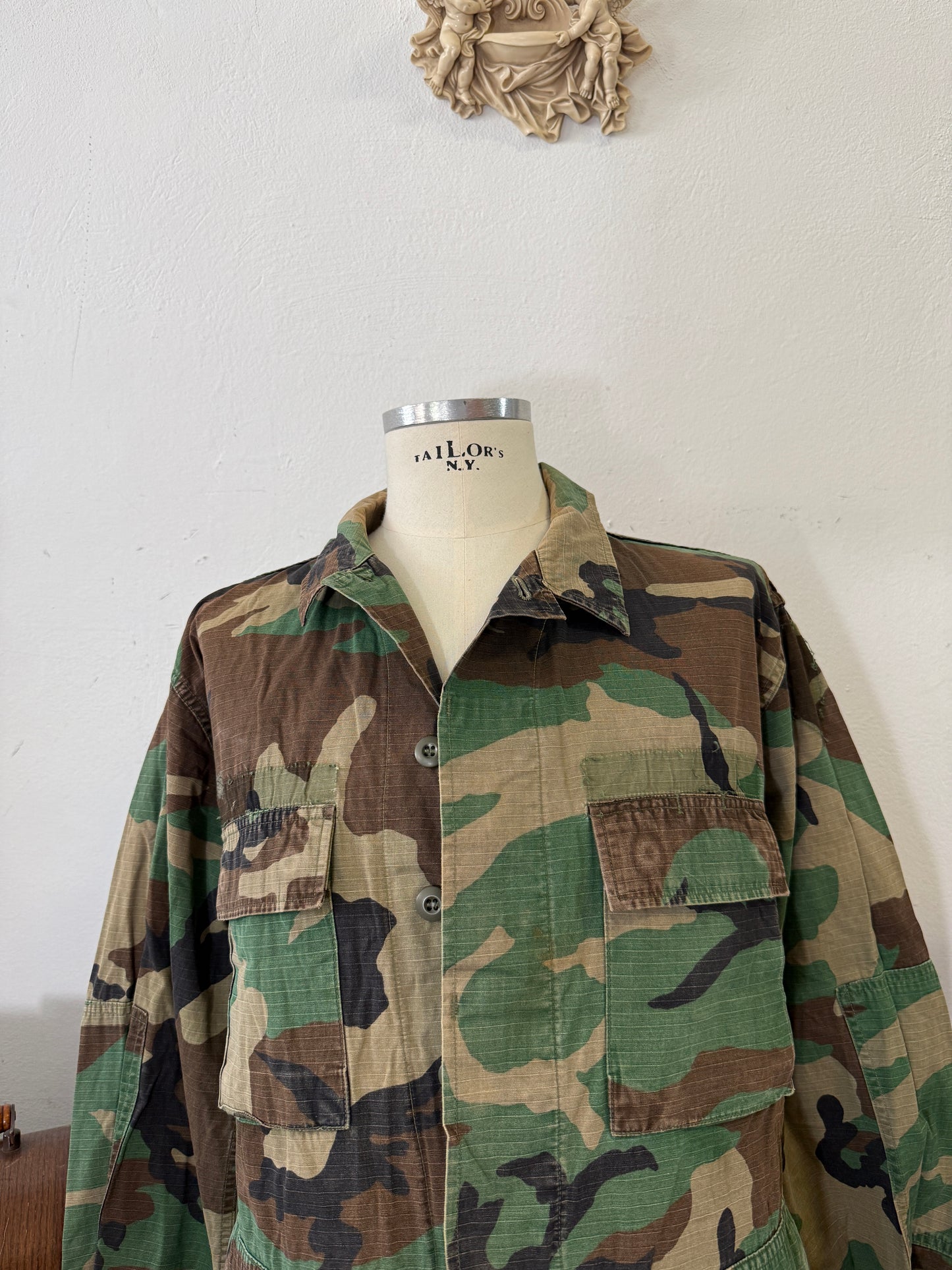 Vintage Ripstop Woodland Us Army Jacket “L”