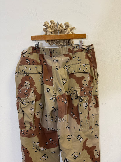 Vintage Desert Chocolate Cargo Pants Us Army “W40”