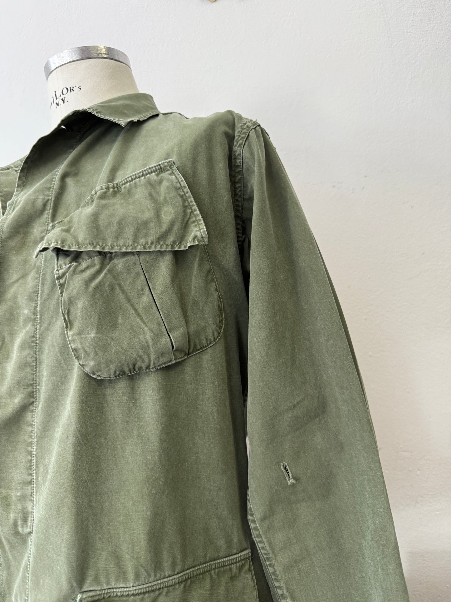 Vintage 60’s Jungle Jacket Popeline Us Army “M/L”