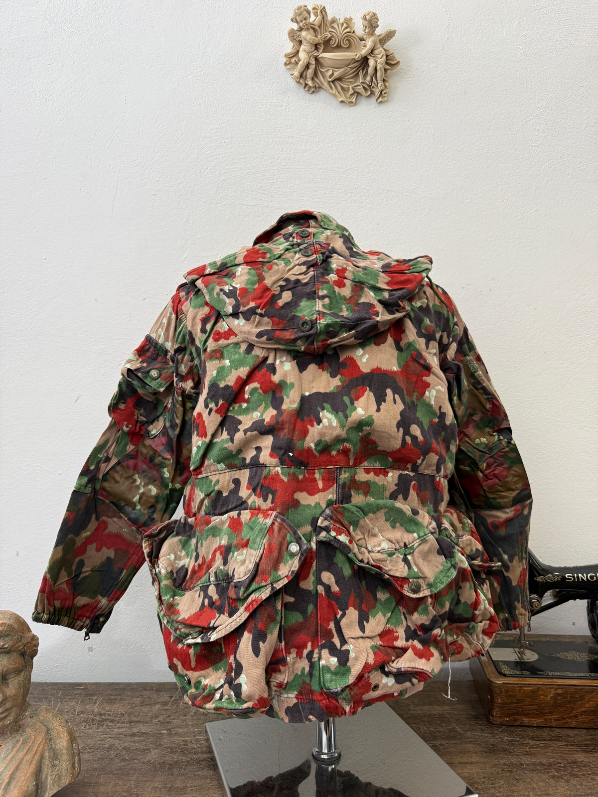 Vintage Swiss Army Camo Jacket M70 “S/M”
