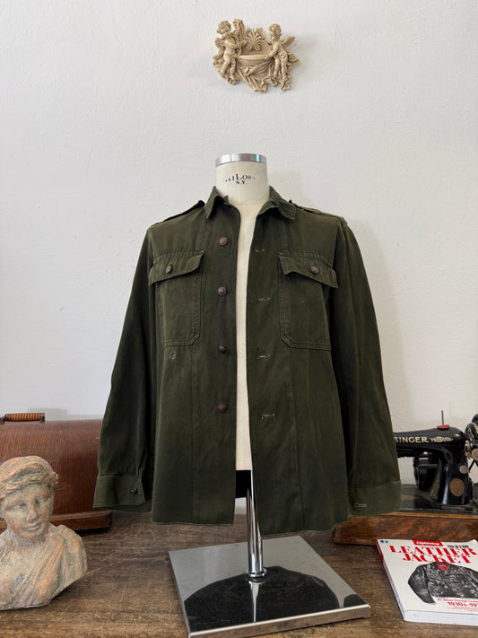 Vintage 80’s Faded Hungarian Army Shirt “S/M”