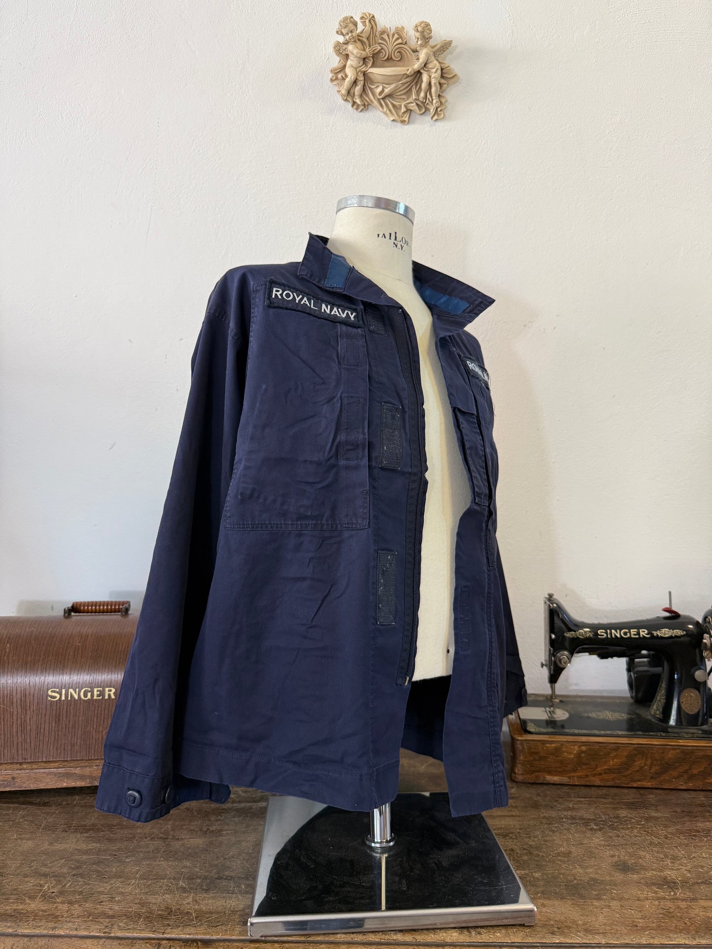 Vintage British Royal Navy Jacket “L”