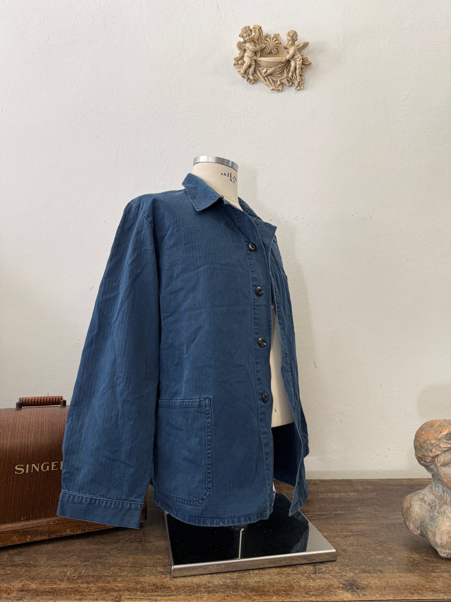 Vintage 90’s German Army Work Jacket HBT “L”