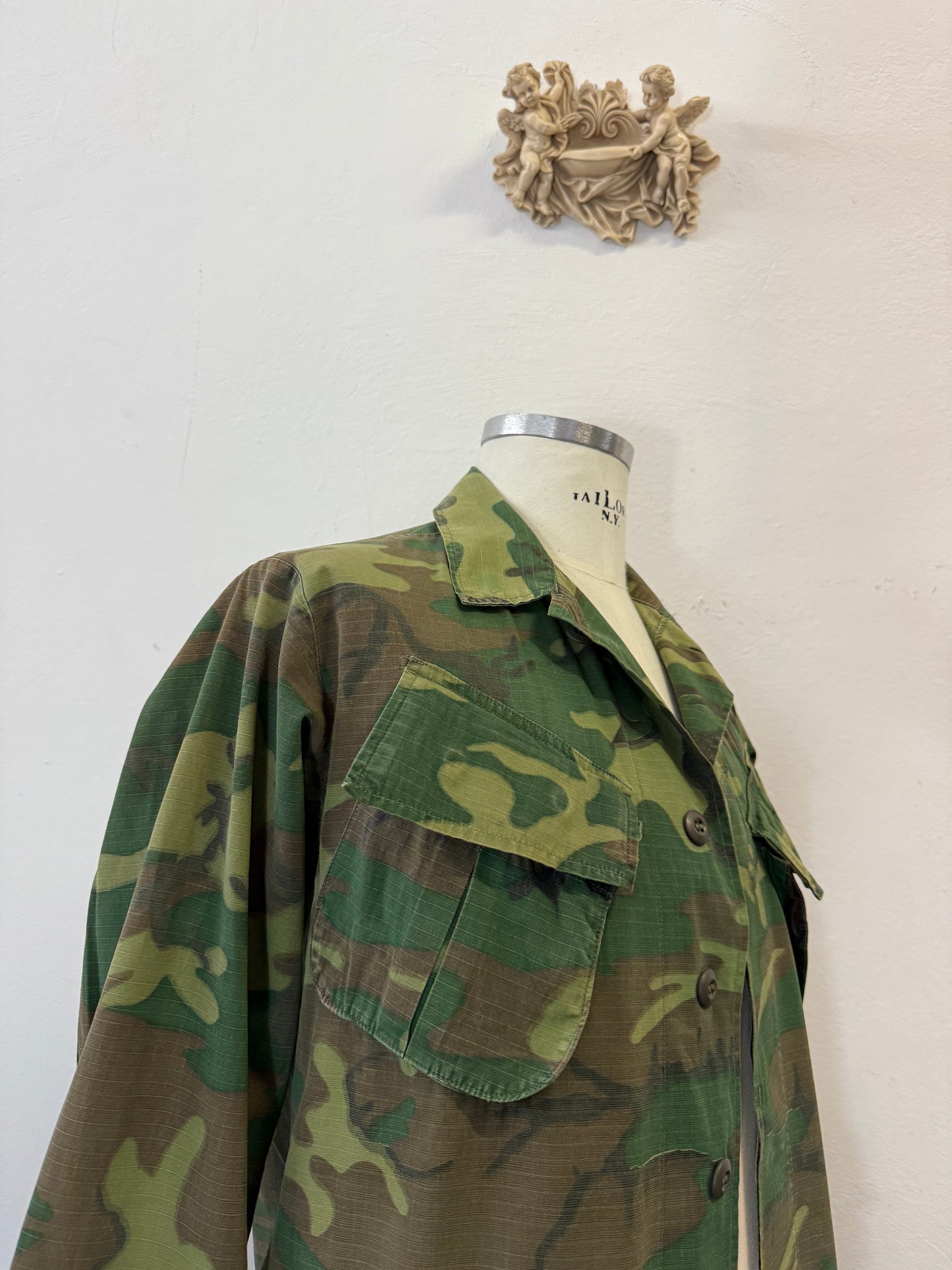 Vintage USMC Jungle Jacket ERDL Ripstop “S/M”
