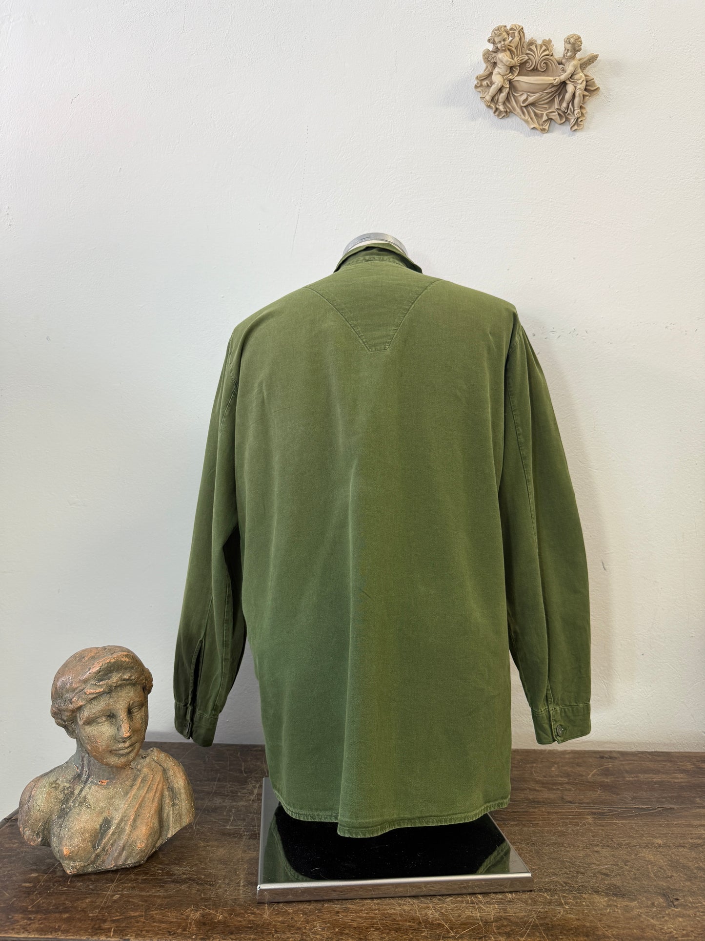 Vintage 80’s Swedish Army Shirt “L”