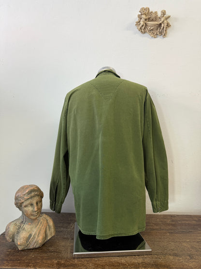 Vintage 80’s Swedish Army Shirt “L”