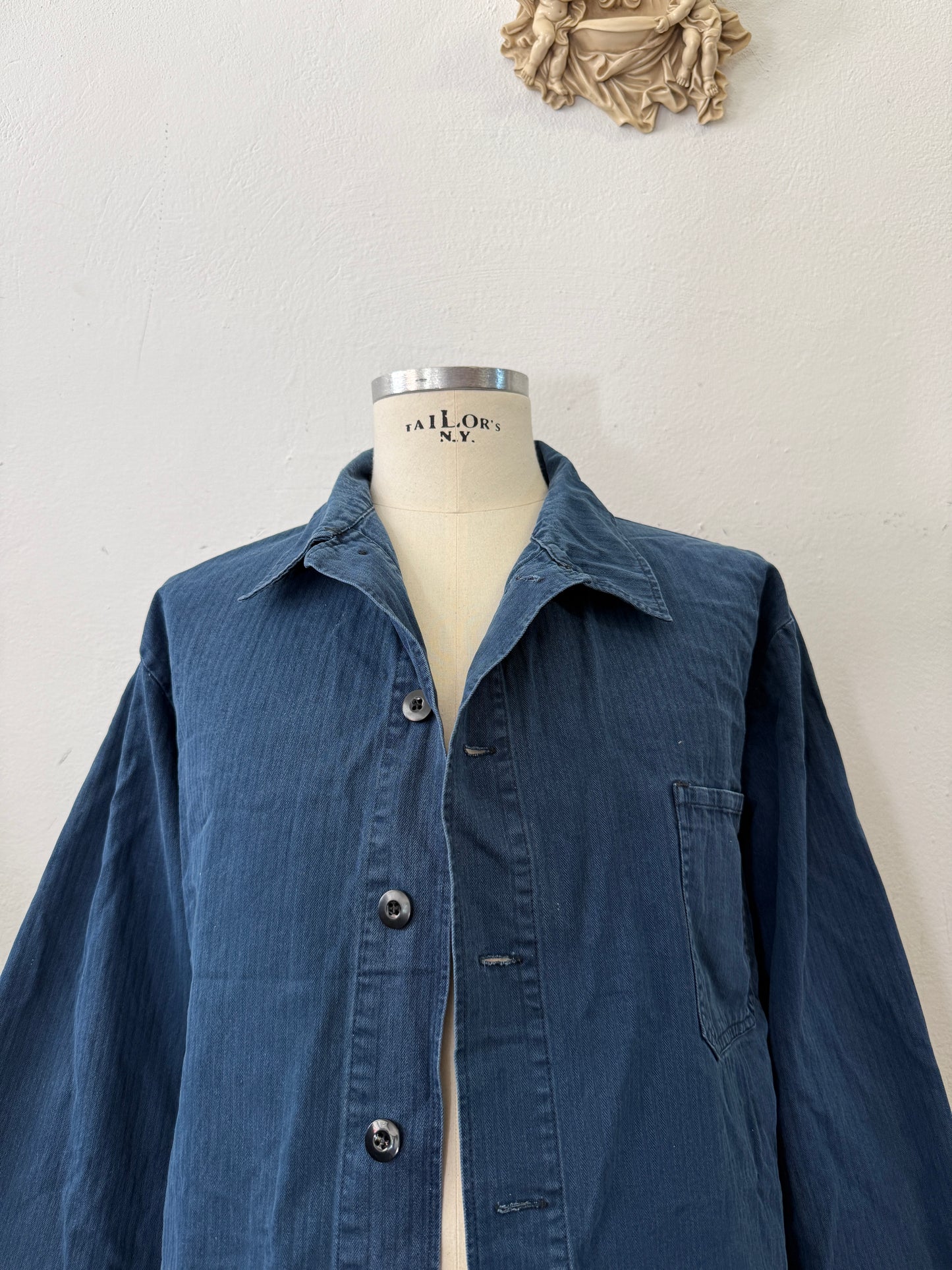 Vintage 90’s German Army Work Jacket HBT “L”