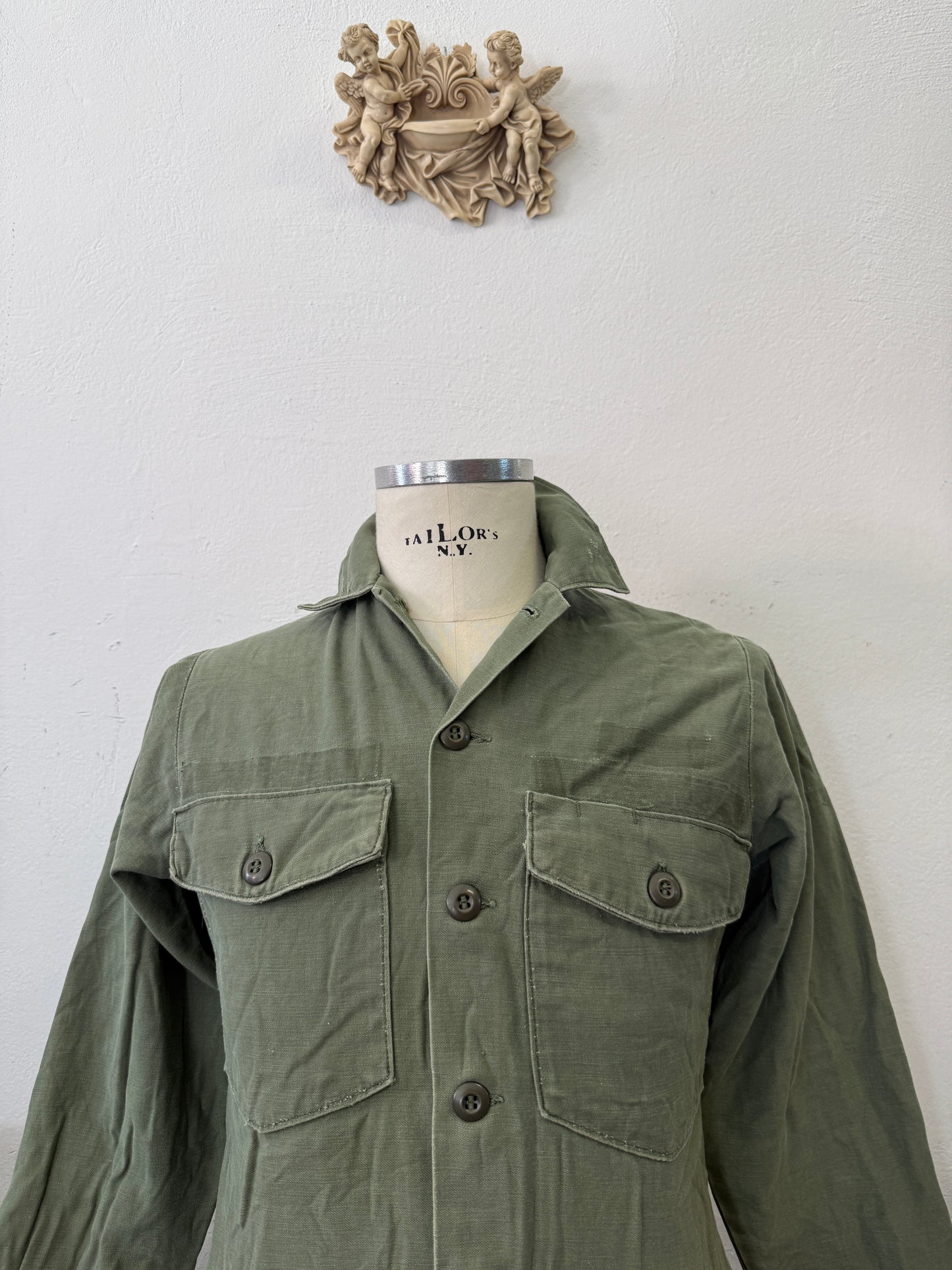 Vintage Og 107 Us Army Shirt “XS”