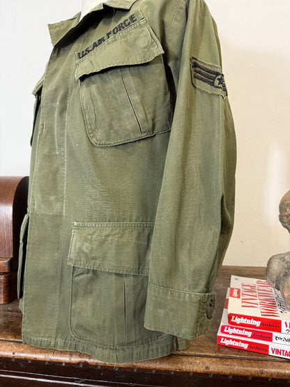 Vintage Rip Stop Jungle Jacket U.S. AIR FORCE “S”