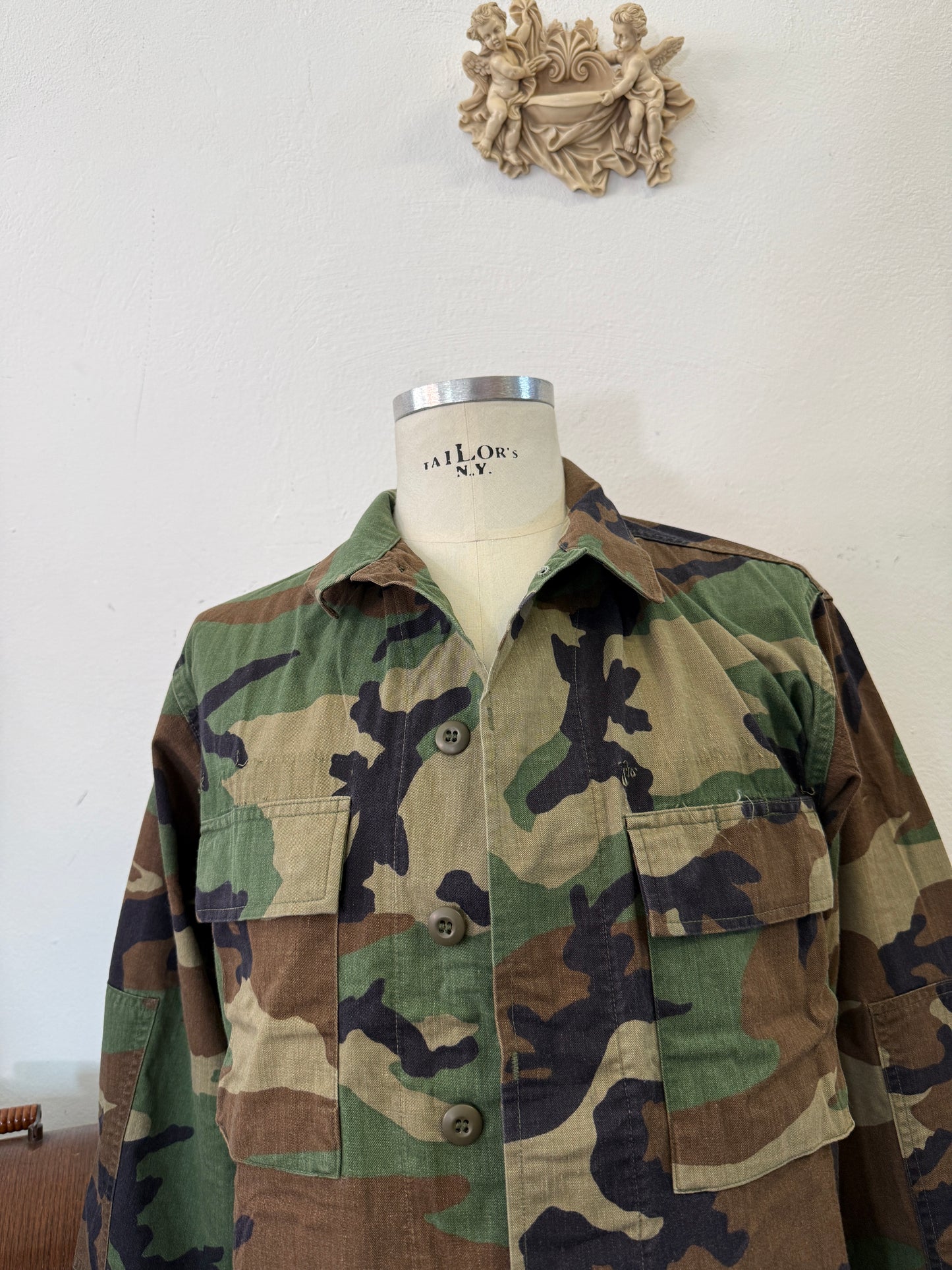 Vintage Woodland Us Army Jacket “L”