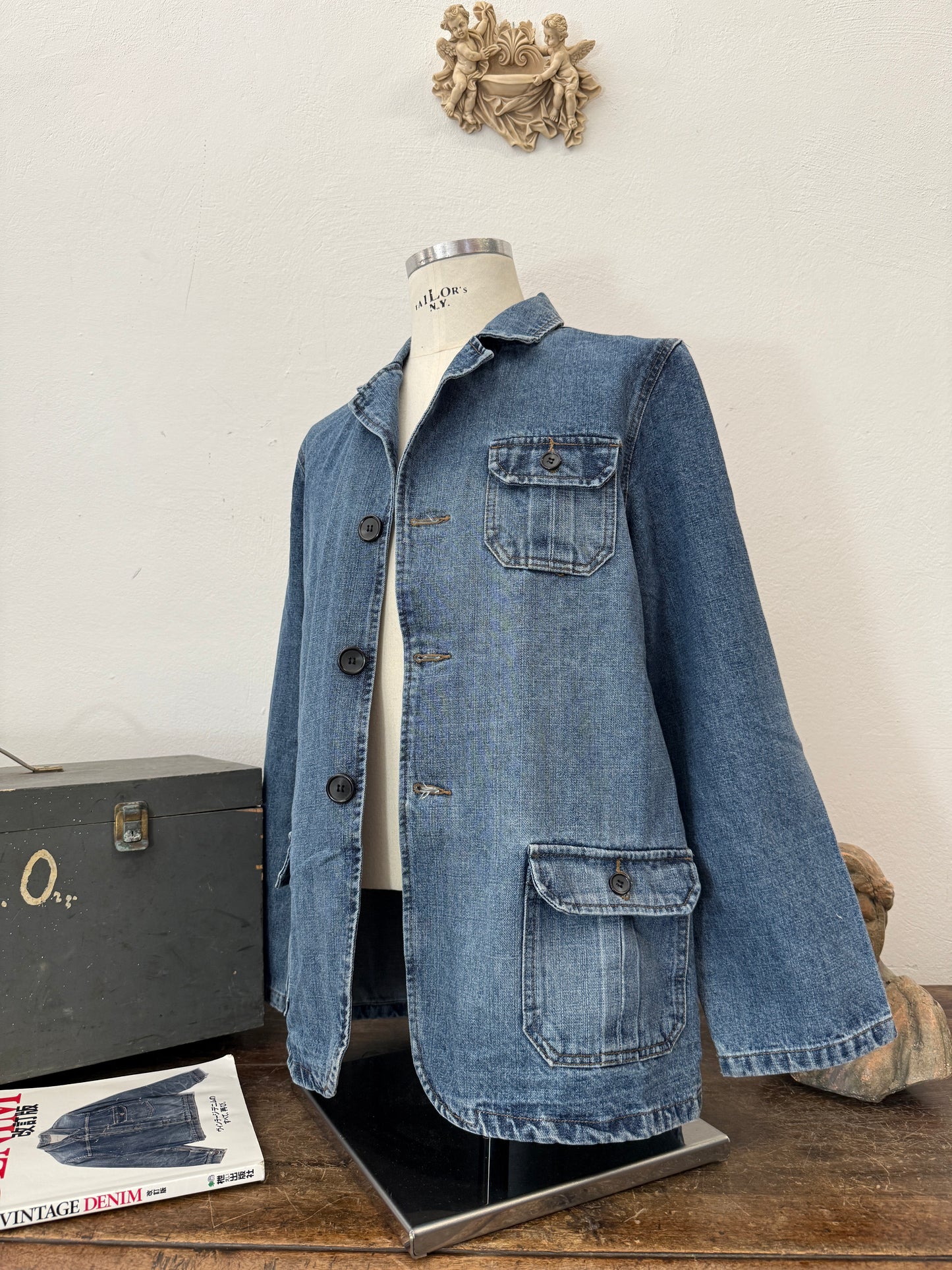 Vintage Denim Work Jacket “L”