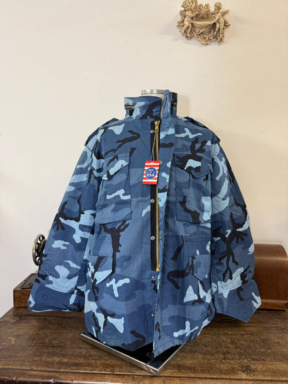 Camo Field Jacket M65 Made in Usa “XL”