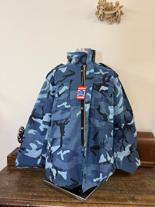 Camo Field Jacket M65 Made in Usa “XL”