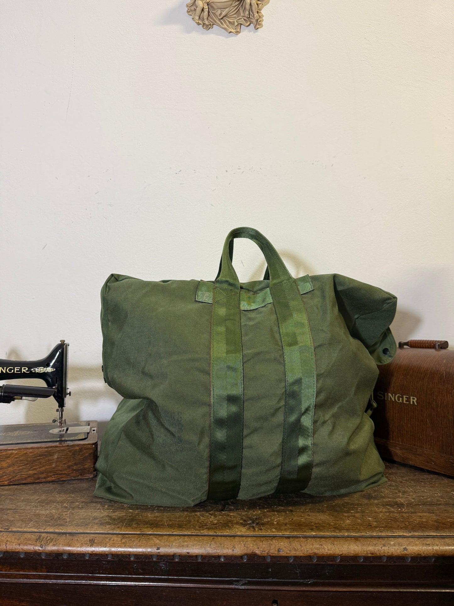 Vintage Nylon Us Flyers Kit Bag