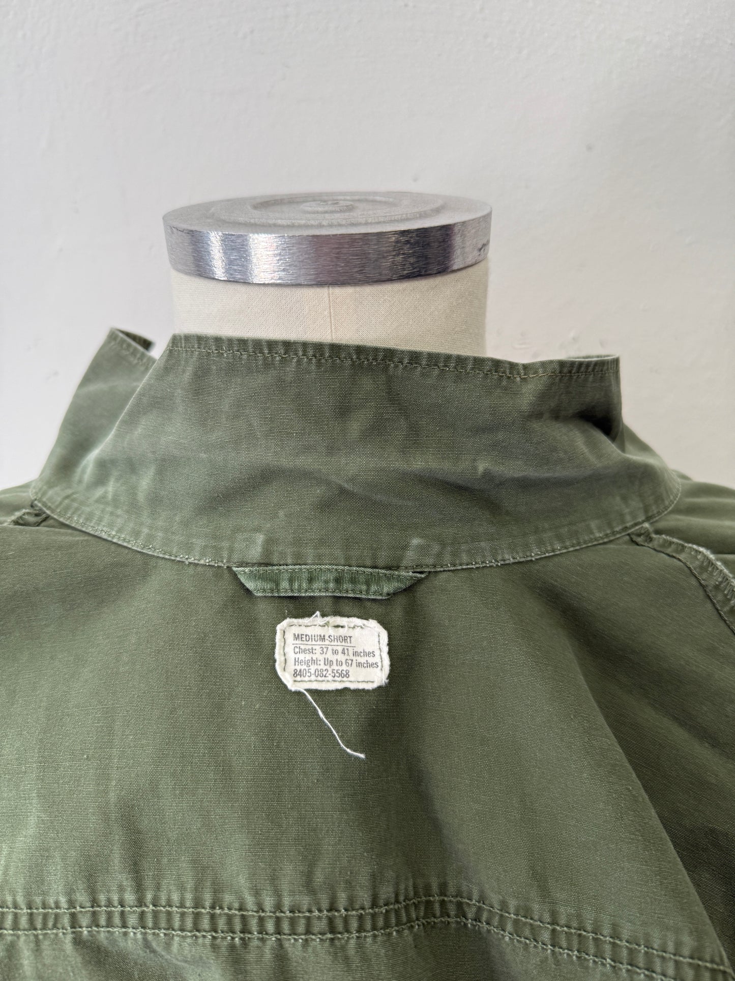 Vintage 60’s Jungle Jacket Popeline Us Army “L”