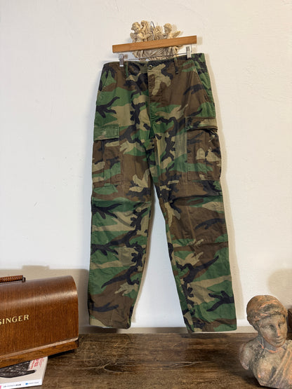 Vintage Woodland Camo Cargo Pants Us Army “W34”