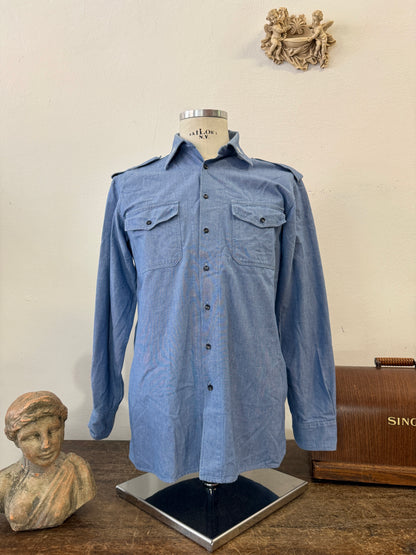 Vintage 90’s Italian Navy Shirt “M”