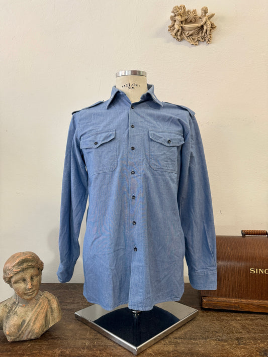 Vintage 90’s Italian Navy Shirt “M”