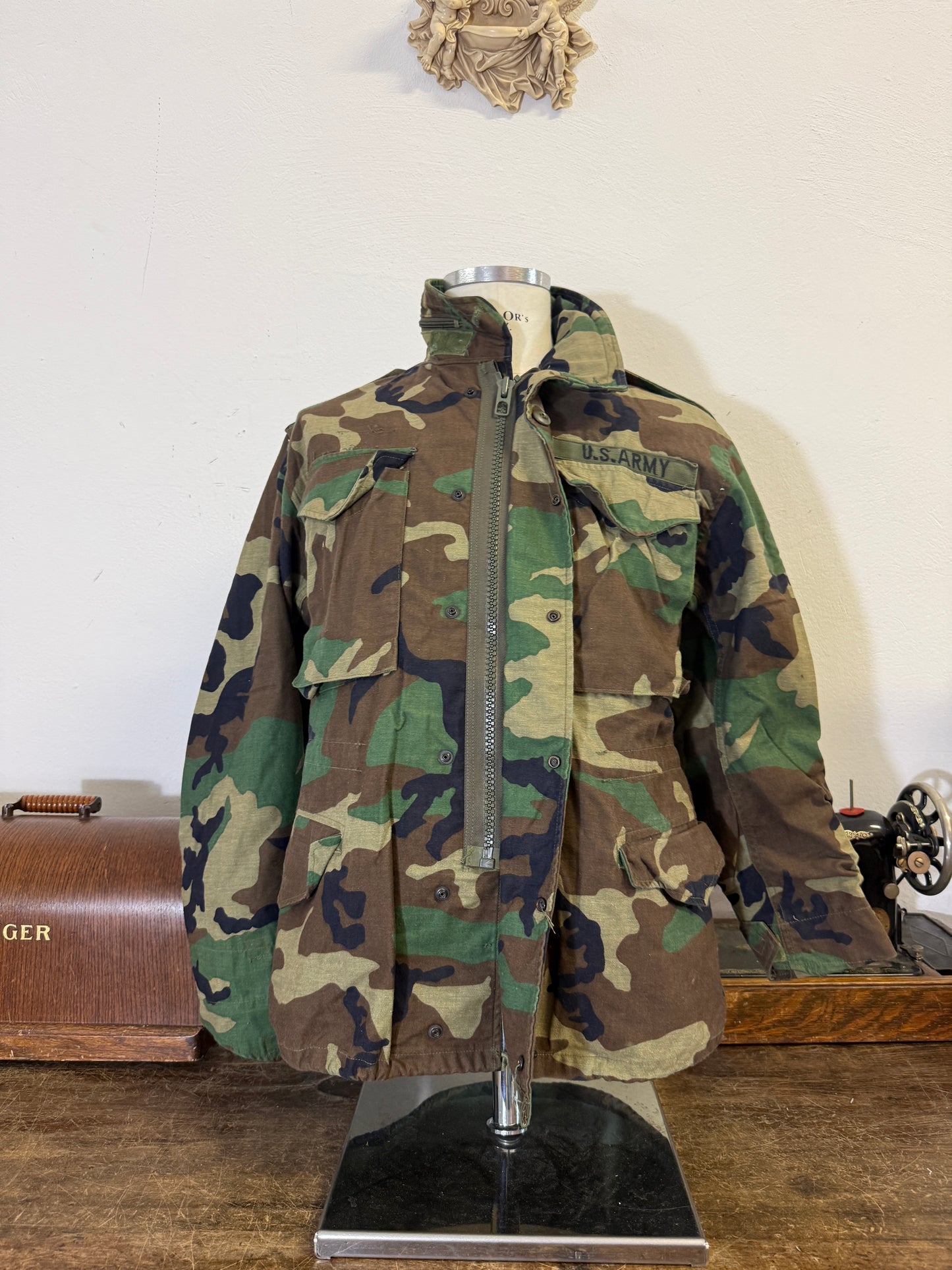 Vintage Woodland Field Jacket M65 Us Army “S”