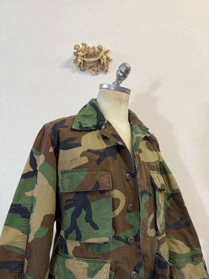 Vintage Woodland Jacket Us Army “M”