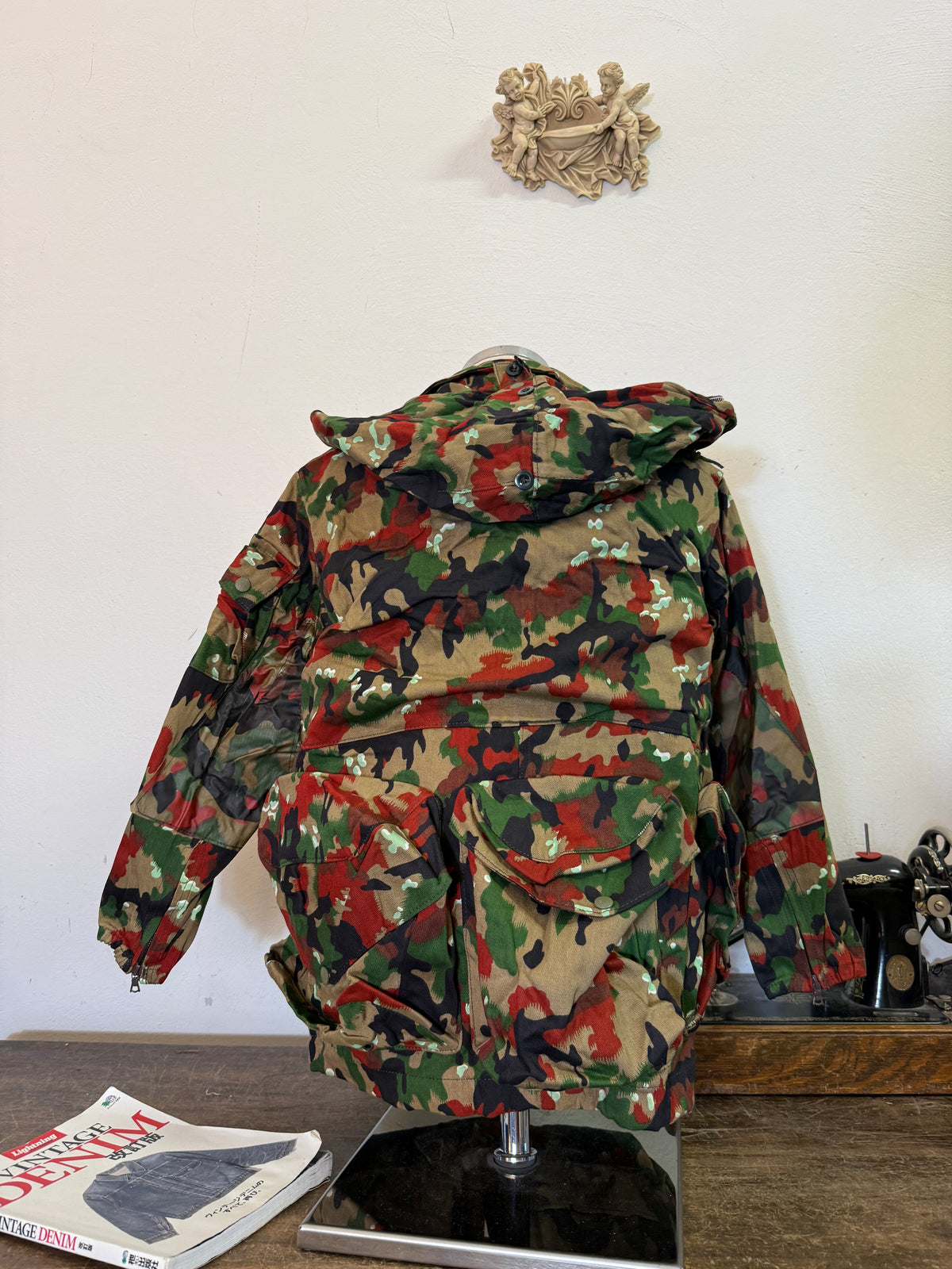 Vintage Swiss Army Camo Jacket M70 “S/M”