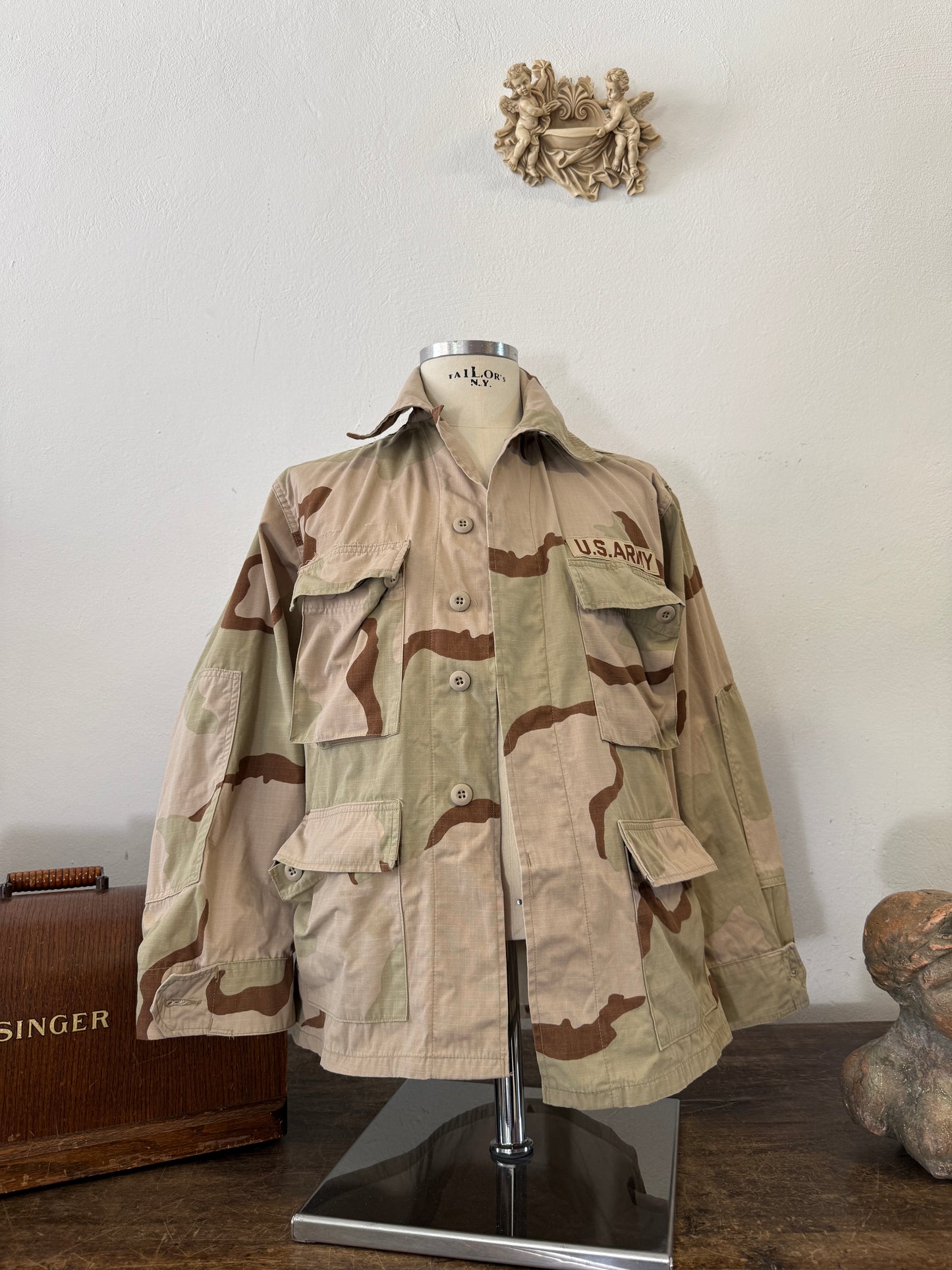Vintage BDU Camo Jacket Ripstop US Army “M”